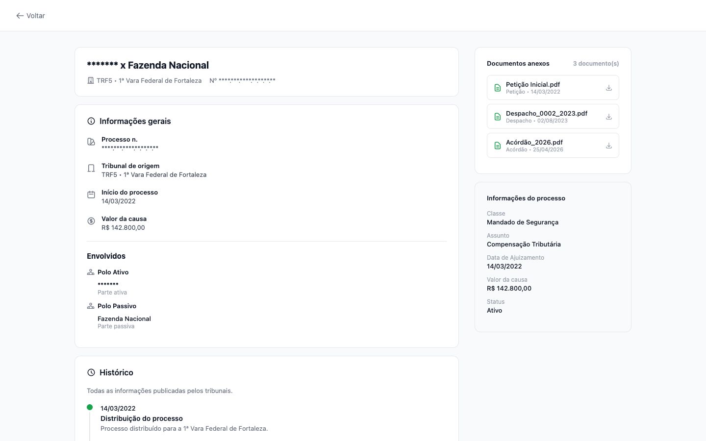 Processos Jurídicos